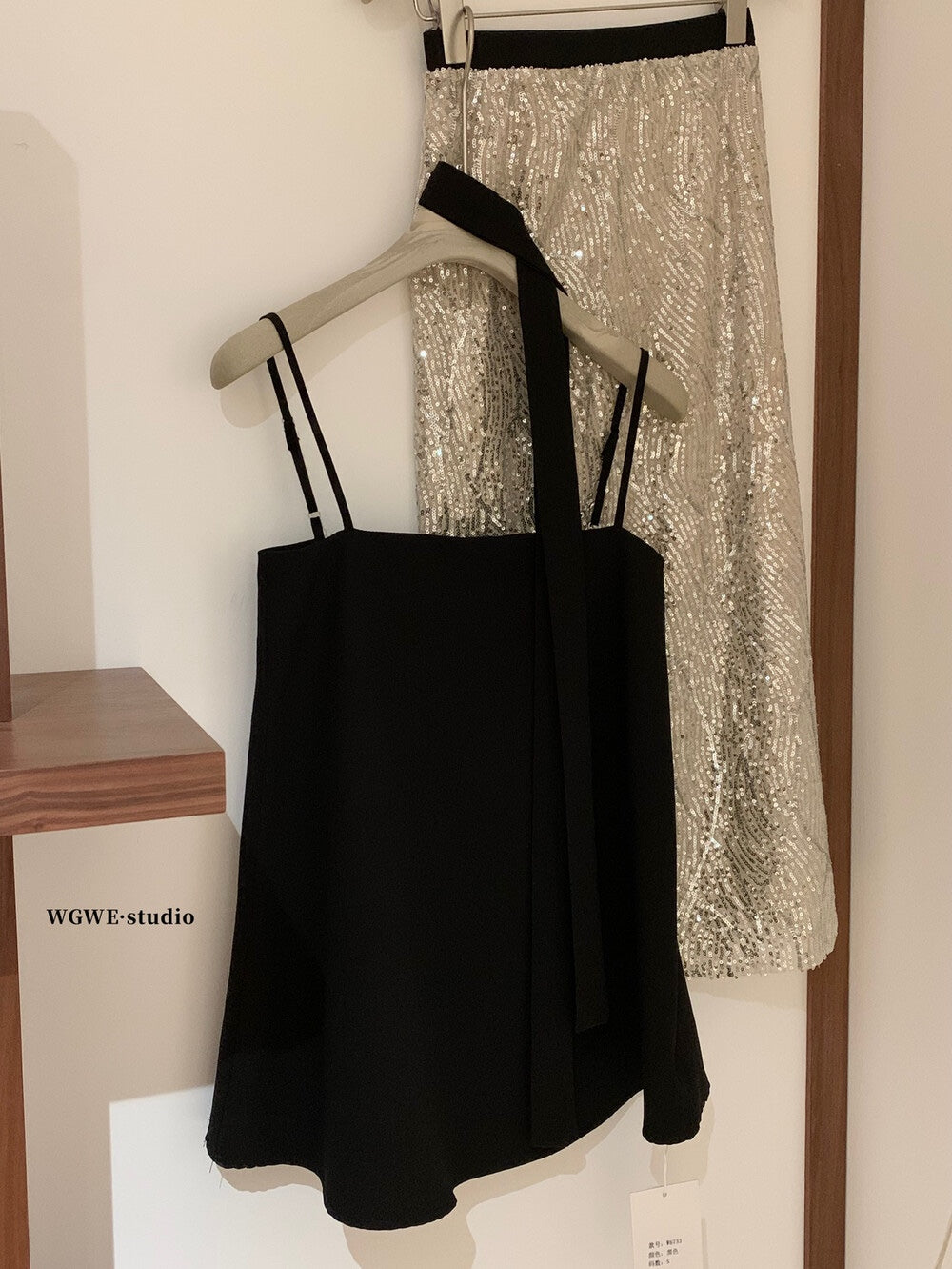 【新品】W6733 韩系高级感吊带上衣