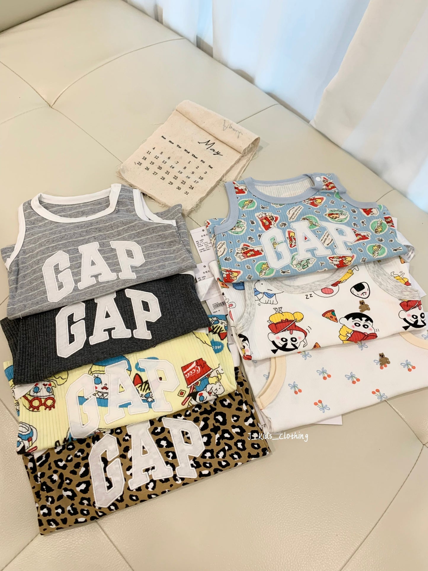 J387 GAP|屁熊背心套装