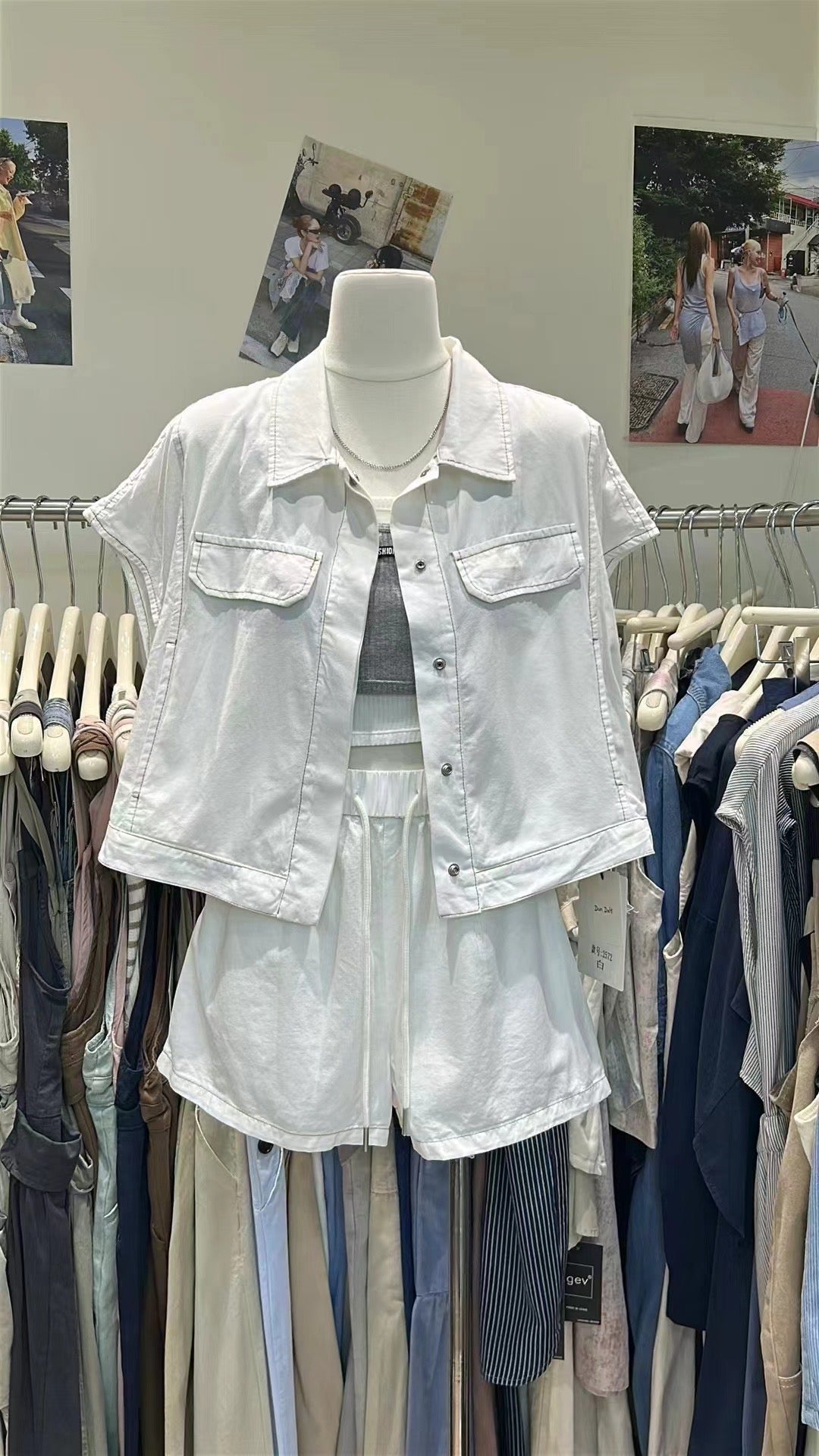 【新品】2572 韩系百搭两件套 上衣+裤子