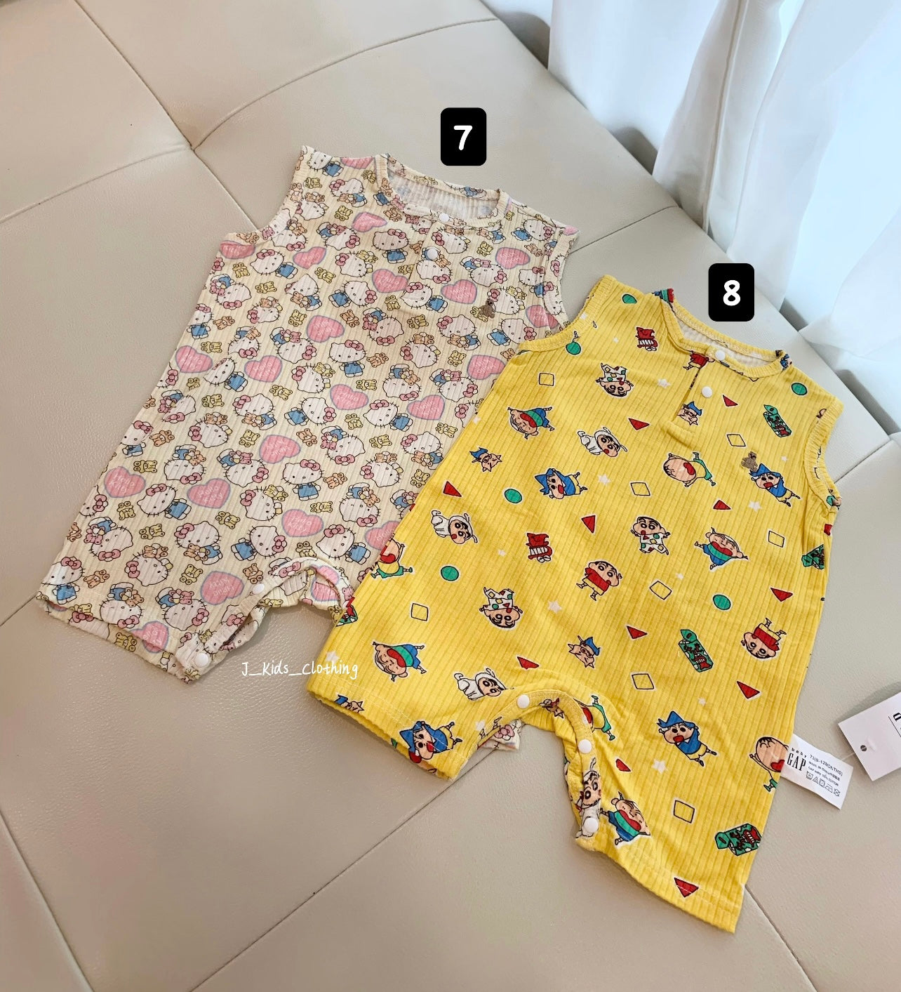 J350 满印卡通背心短爬