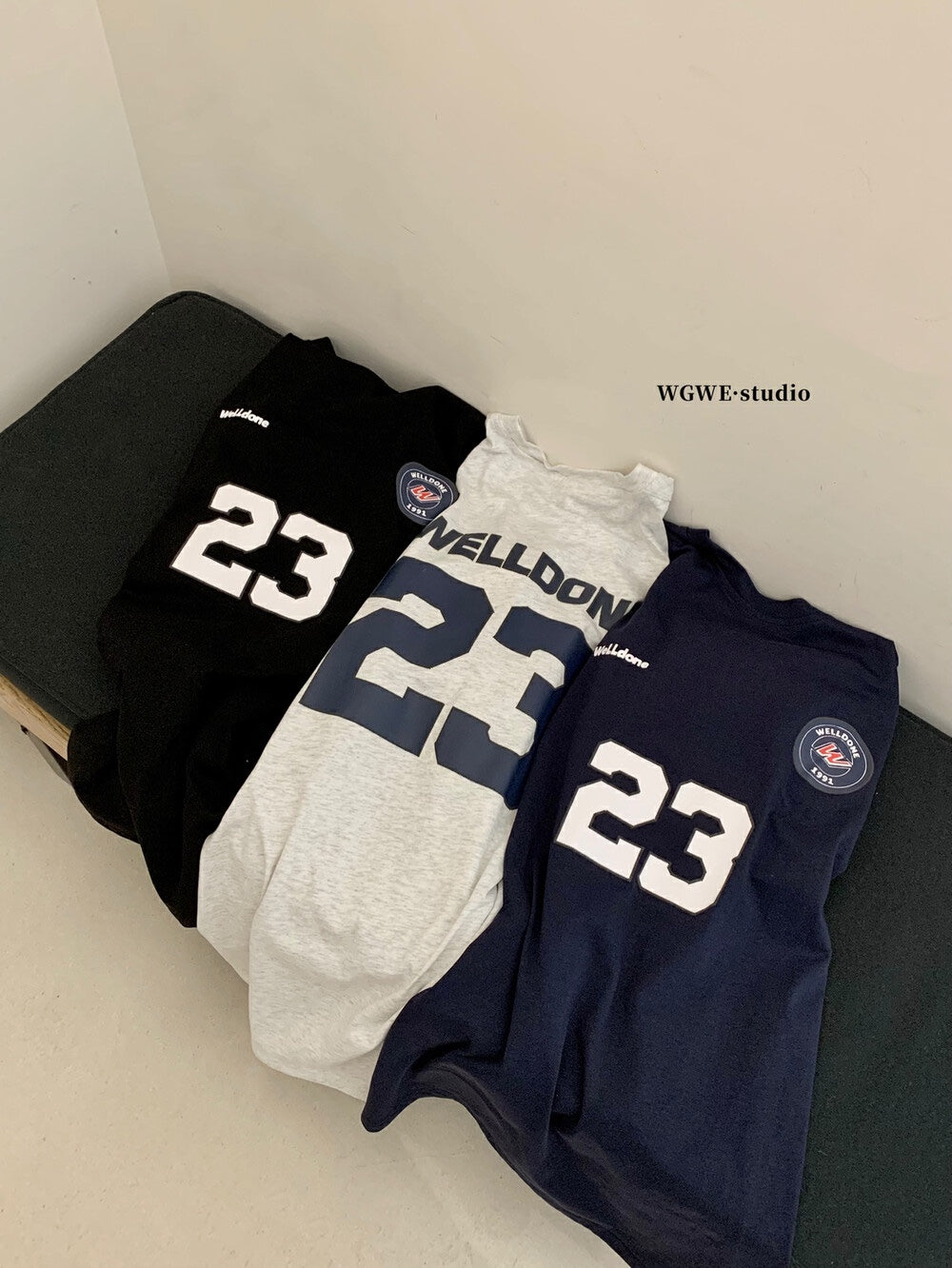 【现货】W6066字母美式宽松Over Tee