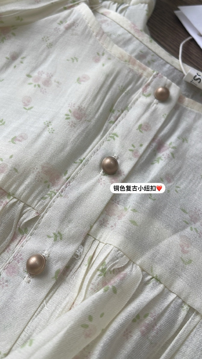 【清货】Q67 - 可盐可甜 碎花上衣(#98182)