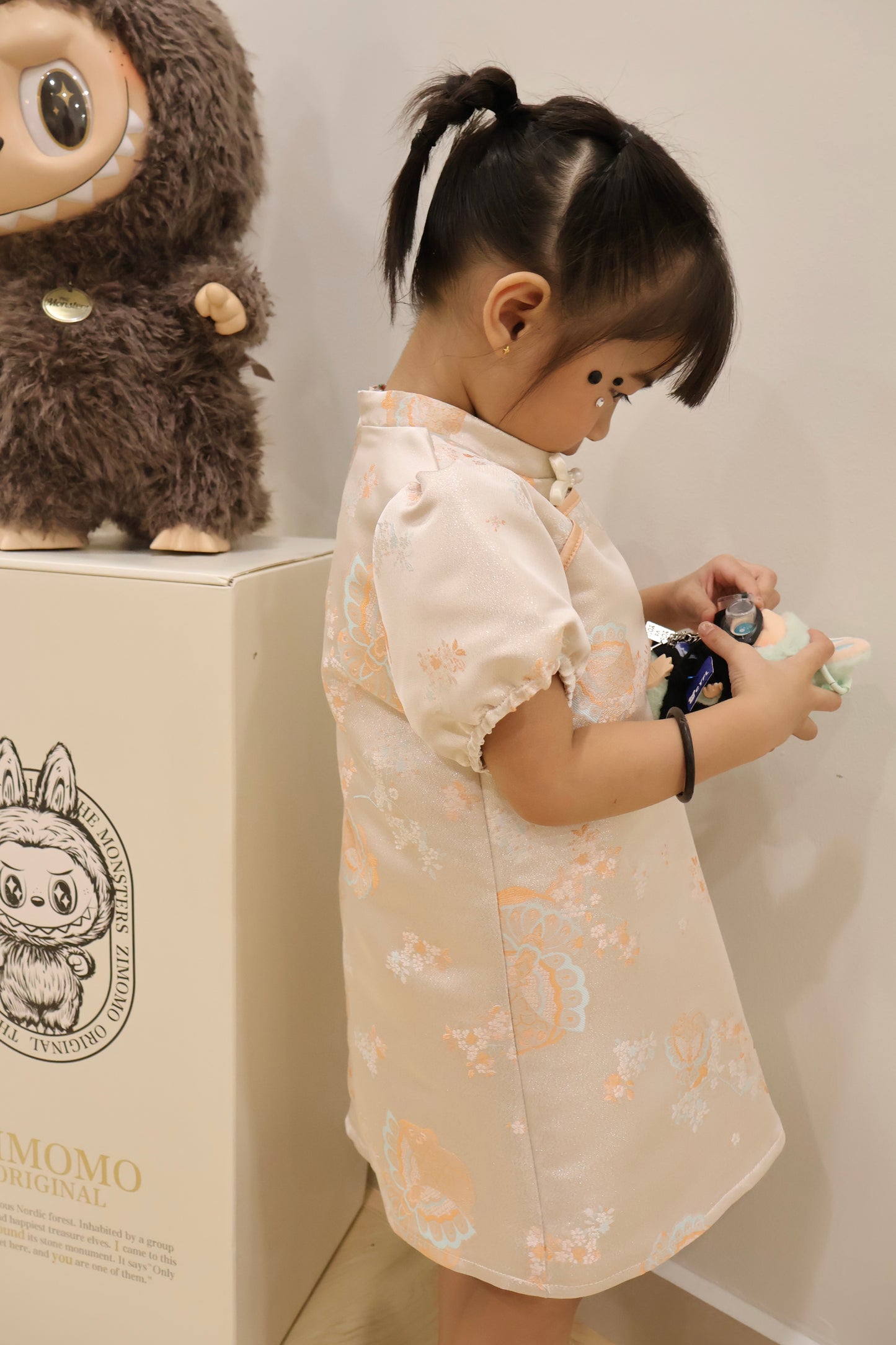 【碧光蝶语】小女孩连衣旗袍(现货)