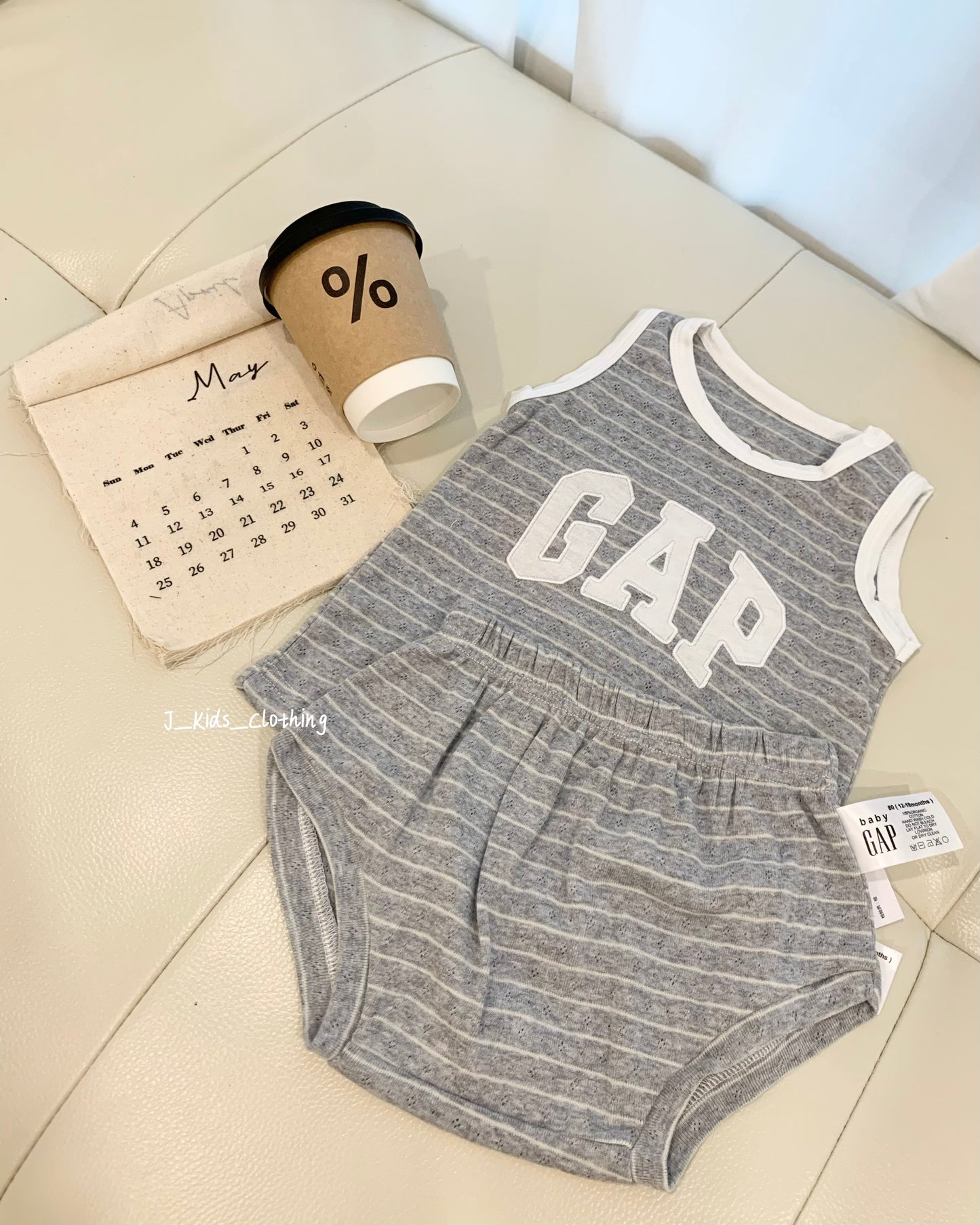 J387 GAP|屁熊背心套装