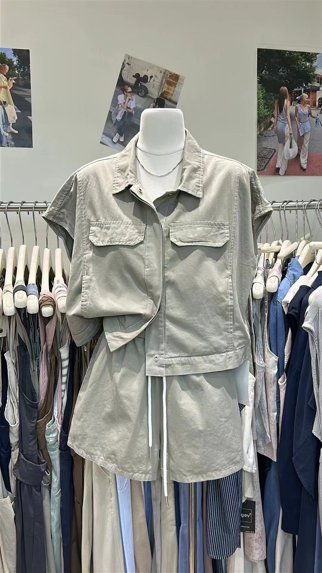 【新品】2572 韩系百搭两件套 上衣+裤子