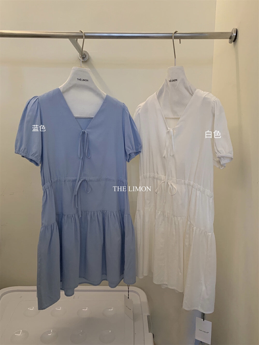 【新品】8362 甜美宽松短袖连衣裙