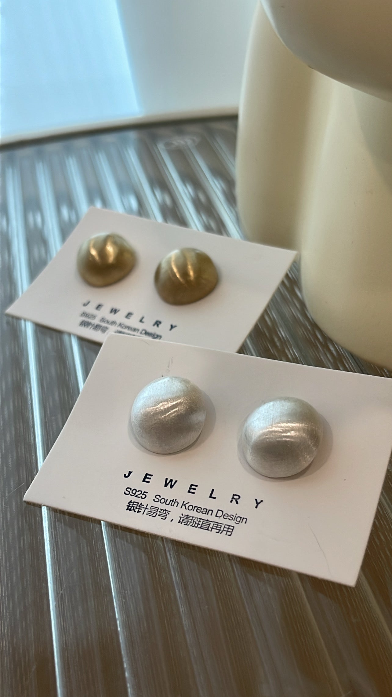 C26 韩系哑光百搭耳环(现货)