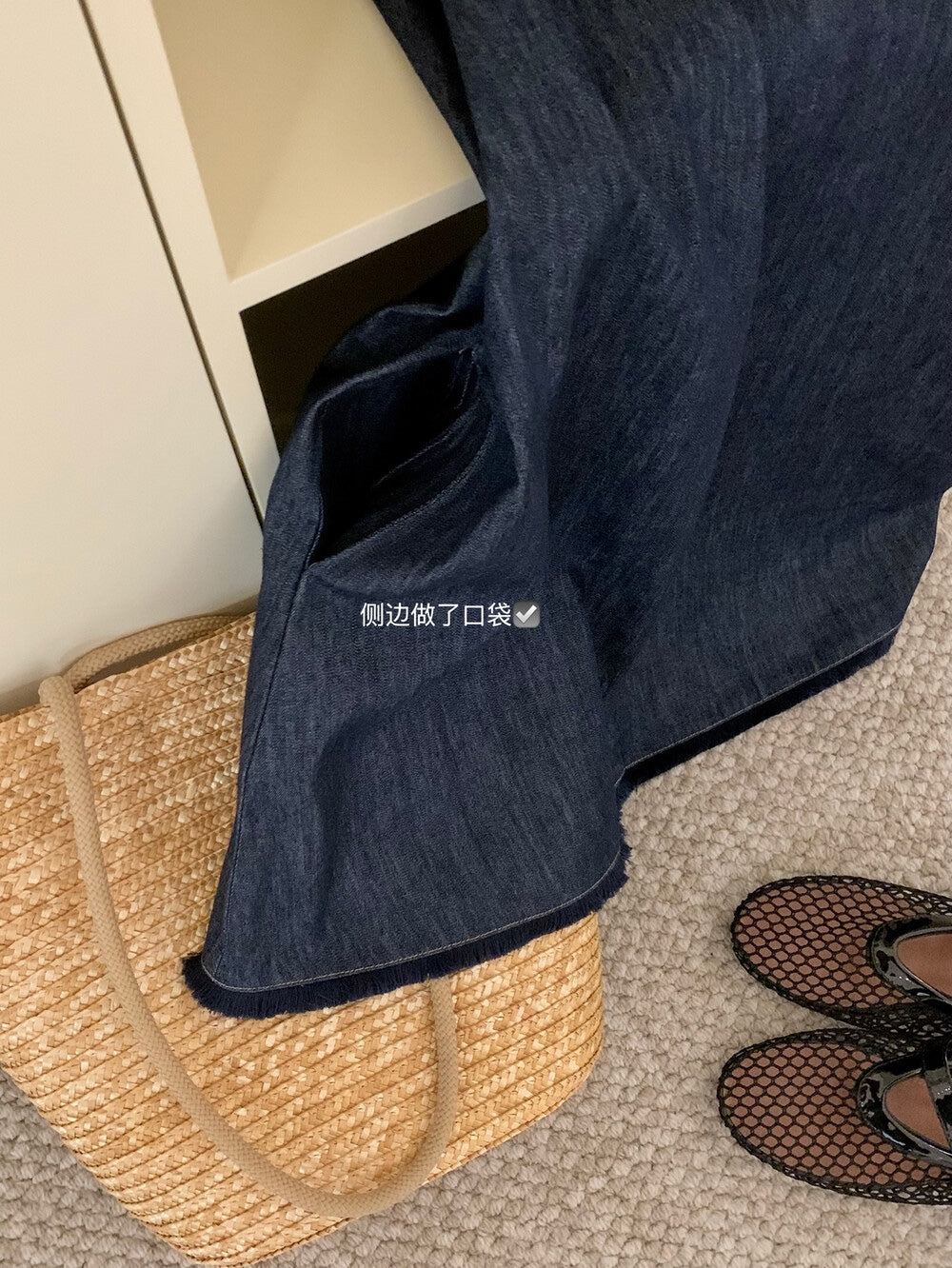 【新品】W5556 复古牛仔无袖连衣裙