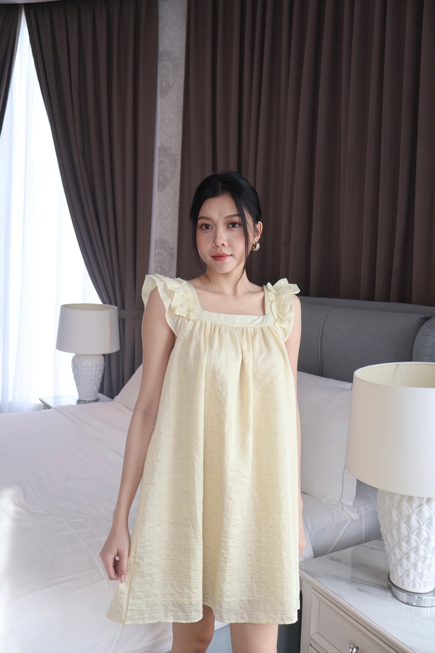 【现货】2565 小飞袖宽松连衣裙