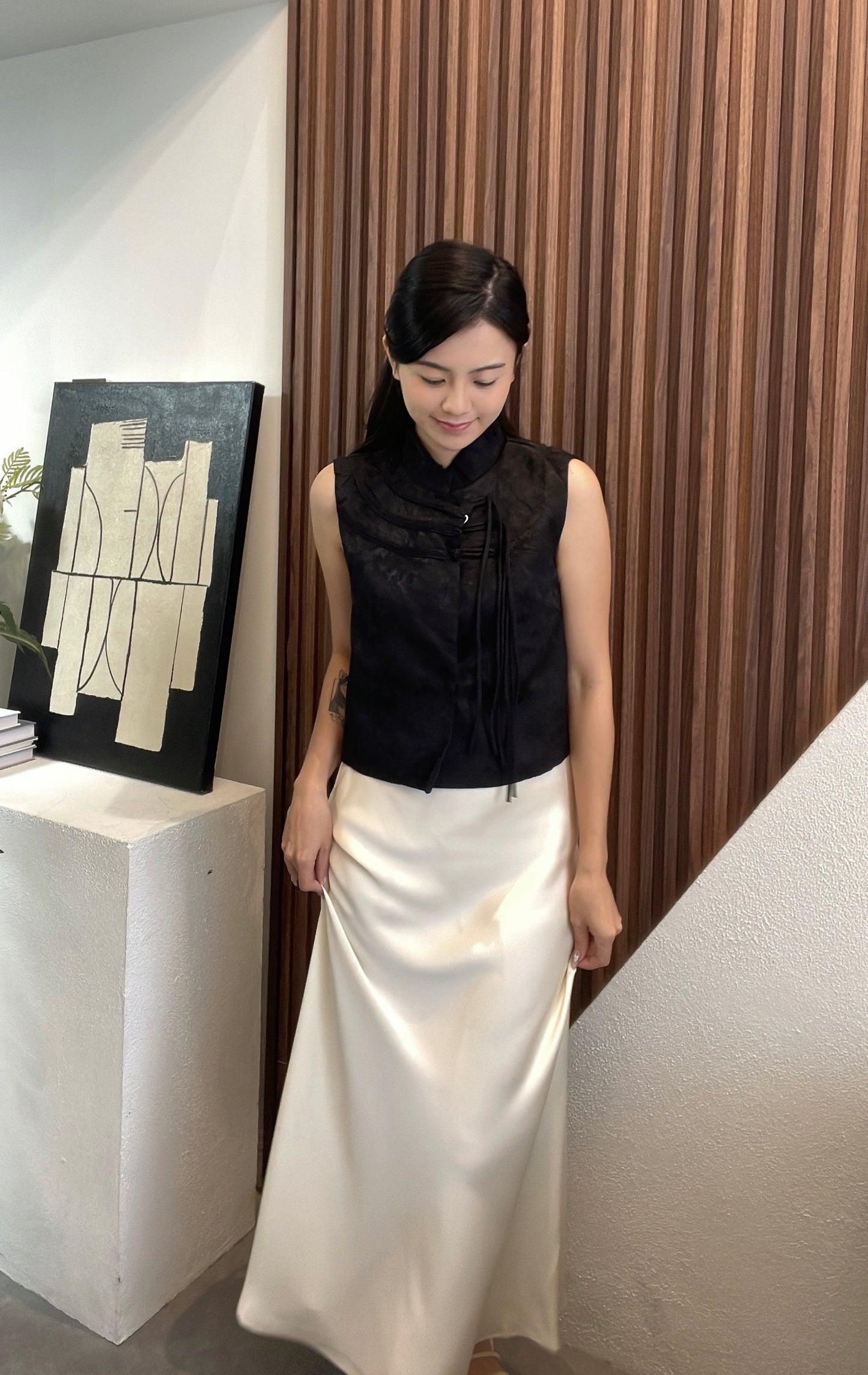 【清货】1189 高品质无袖旗袍新中式古上衣