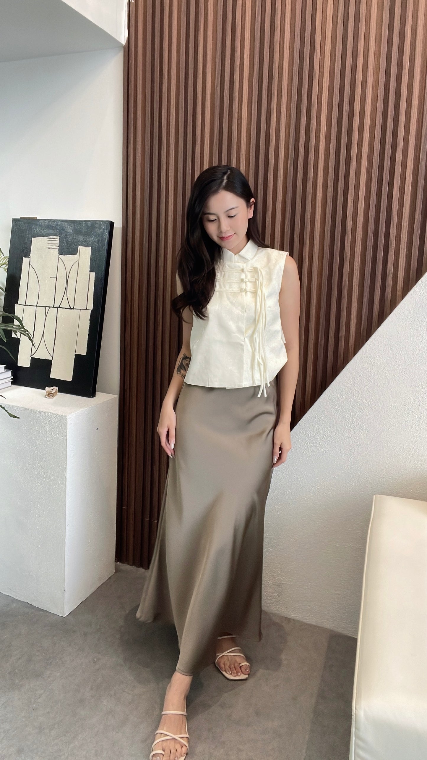 【清货】1189 高品质无袖旗袍新中式古上衣
