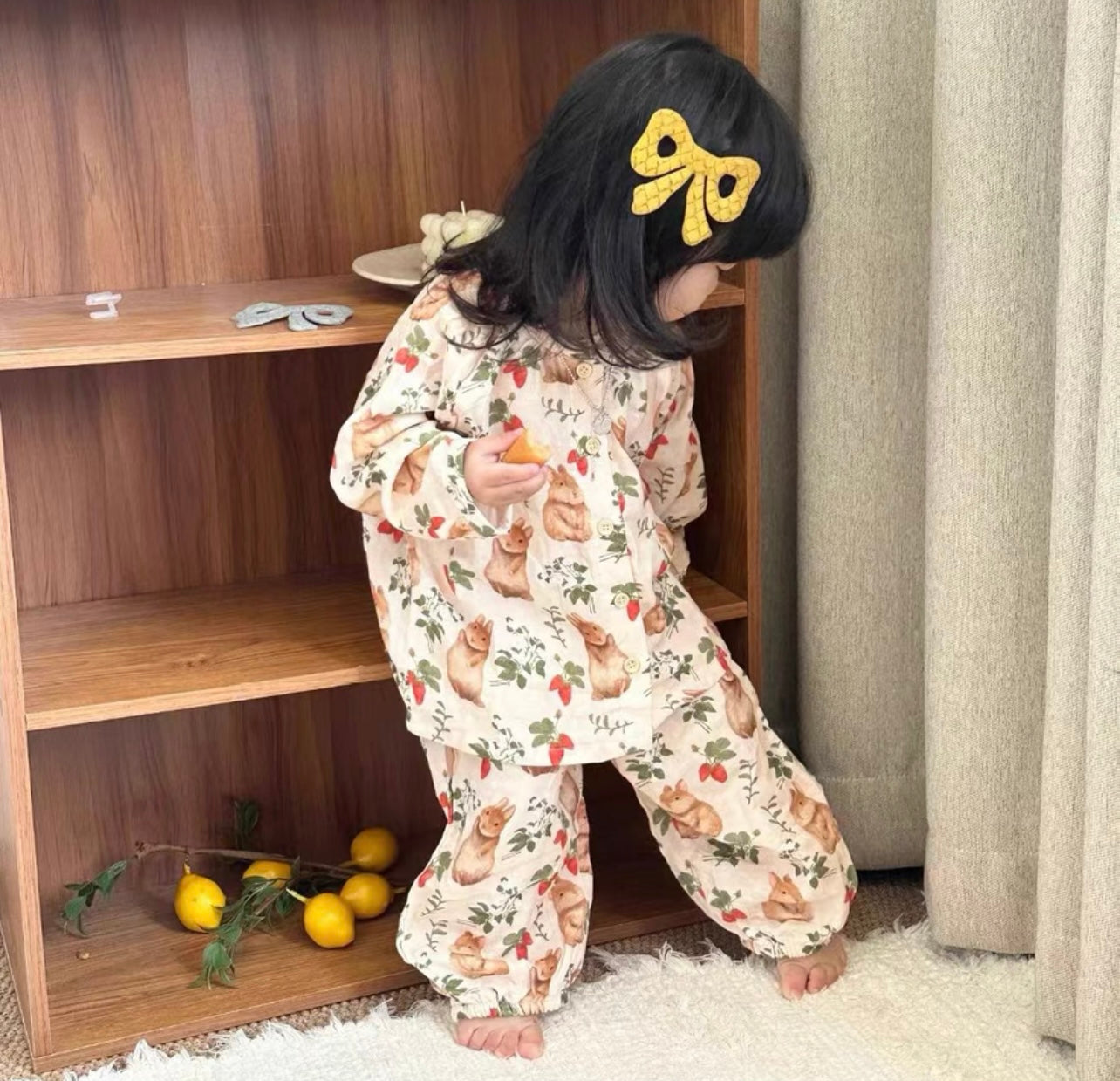 J134 竹纤维长袖睡衣家居服套装