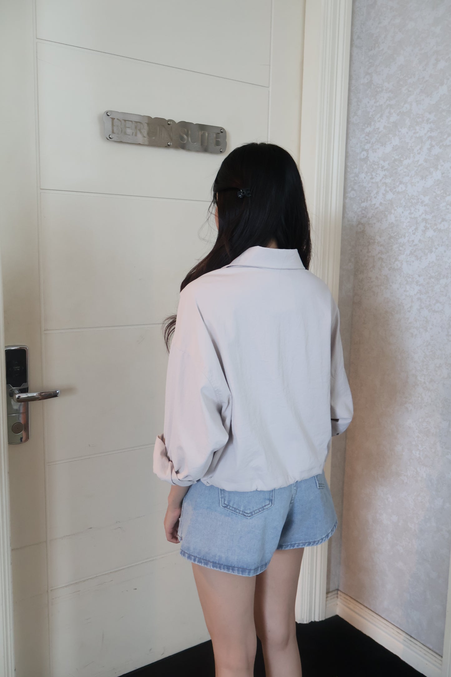 【现货】T134 韩是百搭长袖上衣/外套