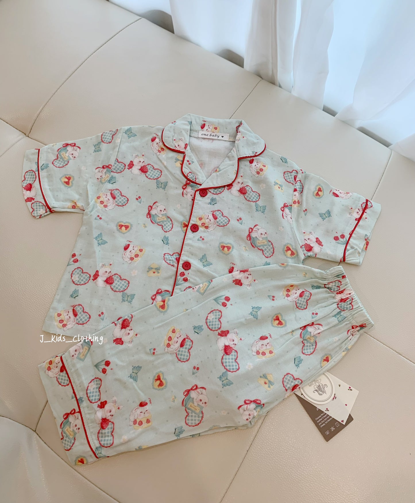J366 翻领竹纤维短袖长裤家居服