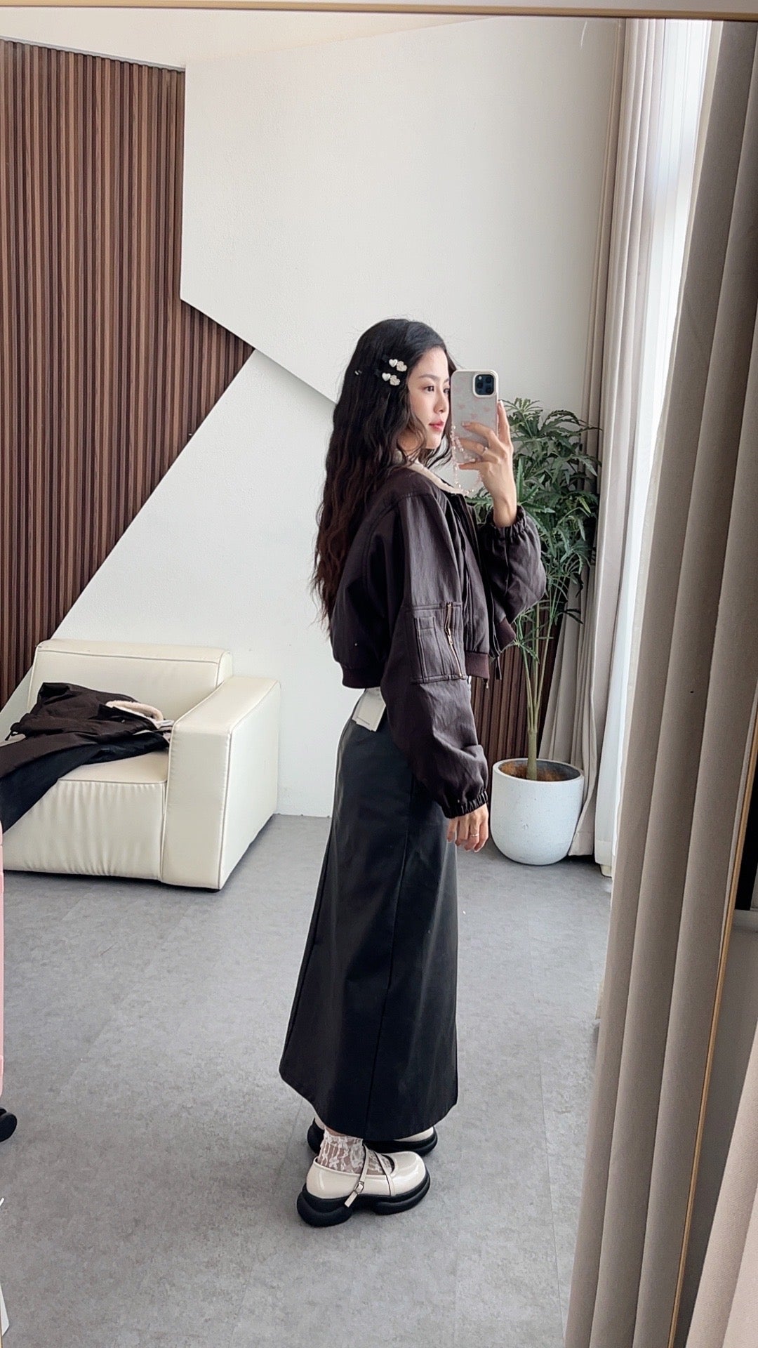 【大折扣】韩系秋冬短款皮衣外套 #082