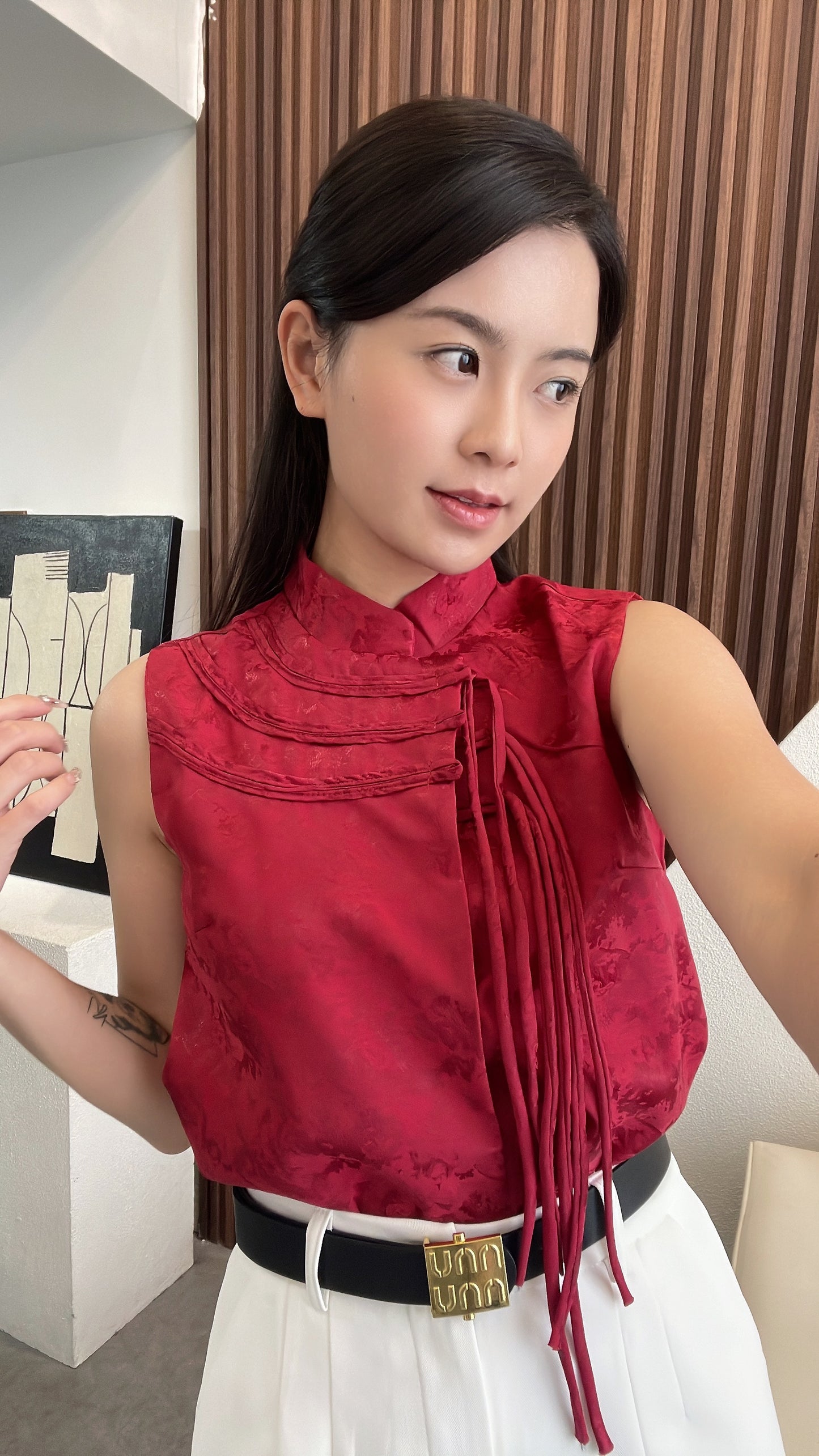 【清货】1189 高品质无袖旗袍新中式古上衣