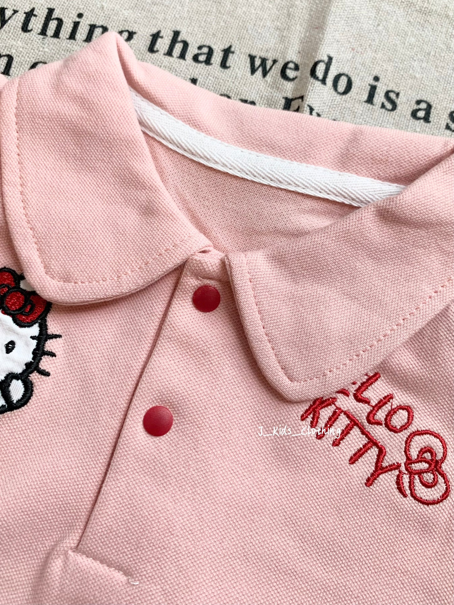 J487 Hello Kitty刺绣蛋糕连衣裙