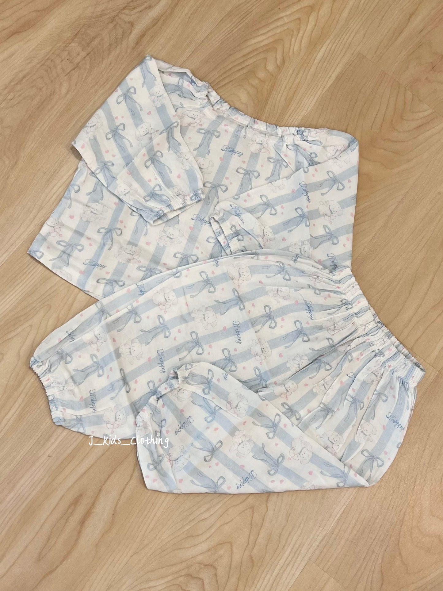 J281 竹纤维长袖家居服睡衣套装