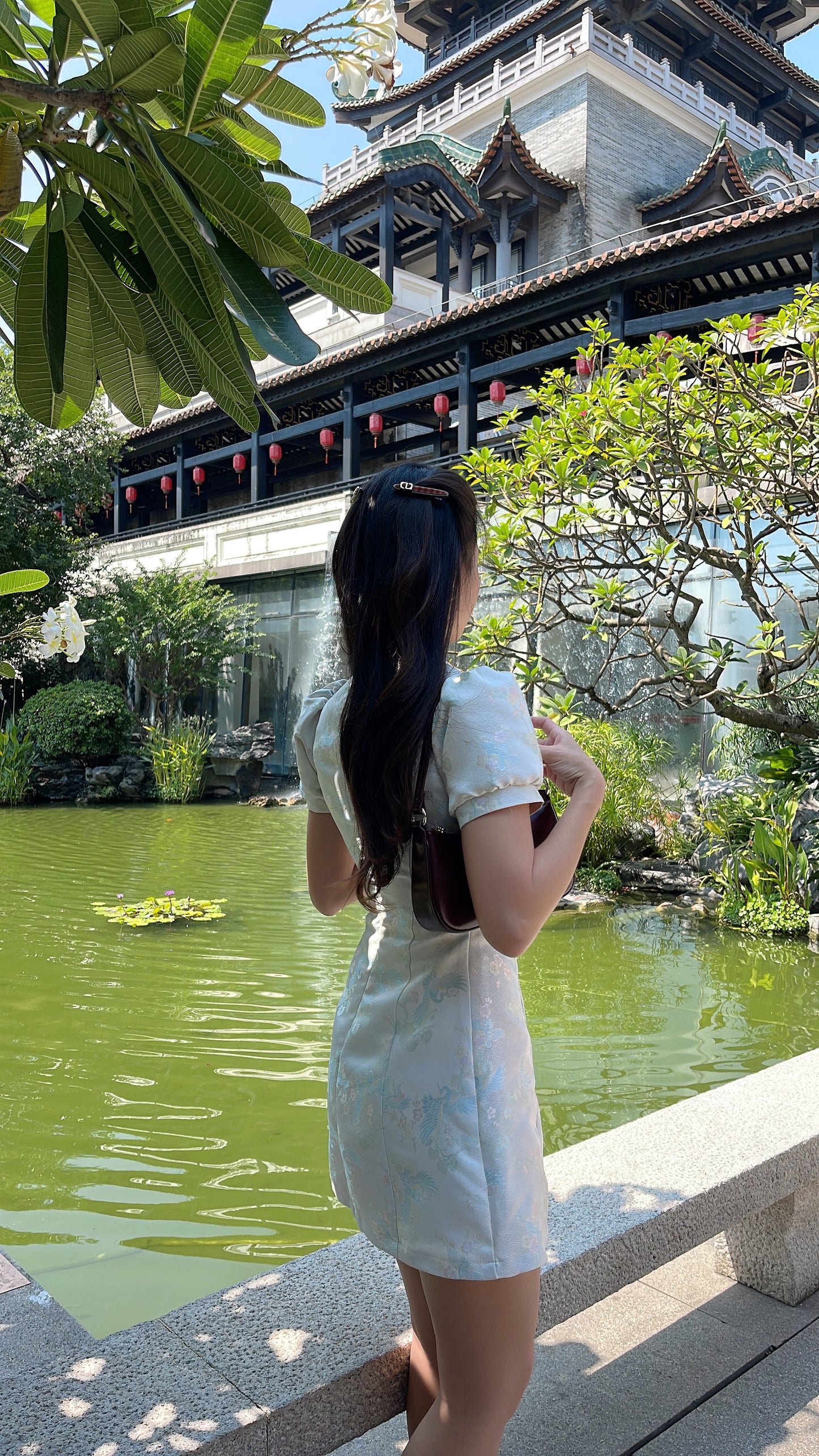 【高级仙鹤】 修身连身款(现货)