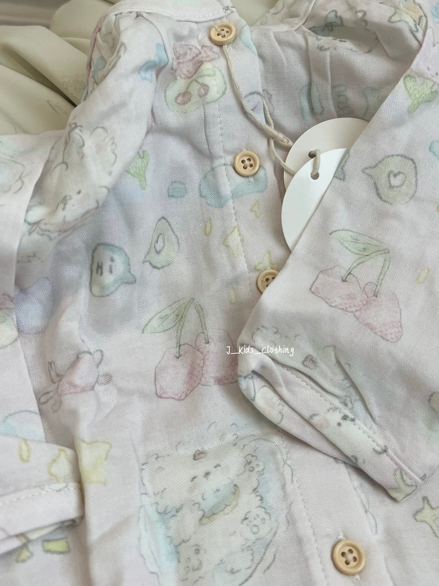 J134 竹纤维长袖睡衣家居服套装