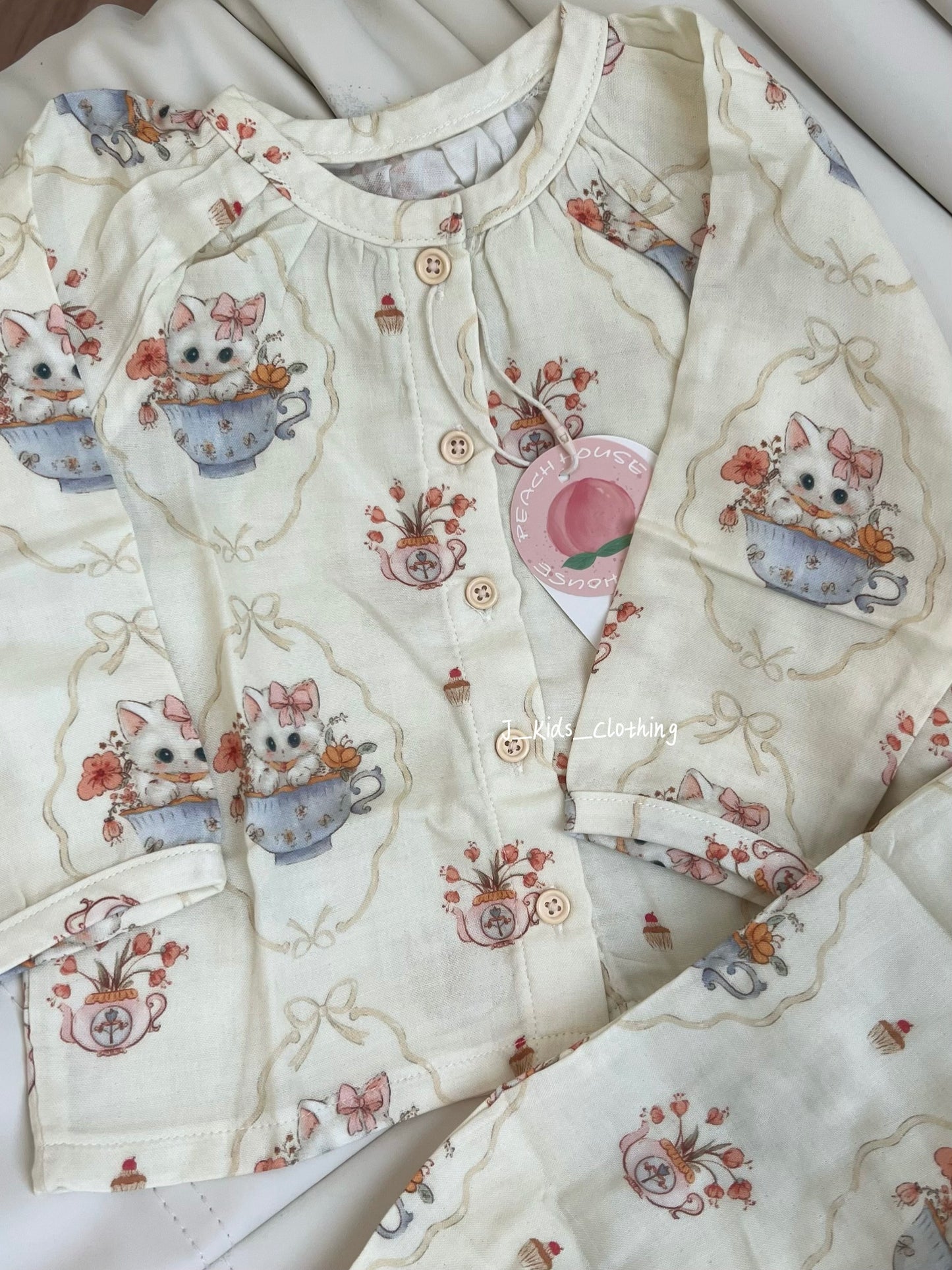 J134 竹纤维长袖睡衣家居服套装