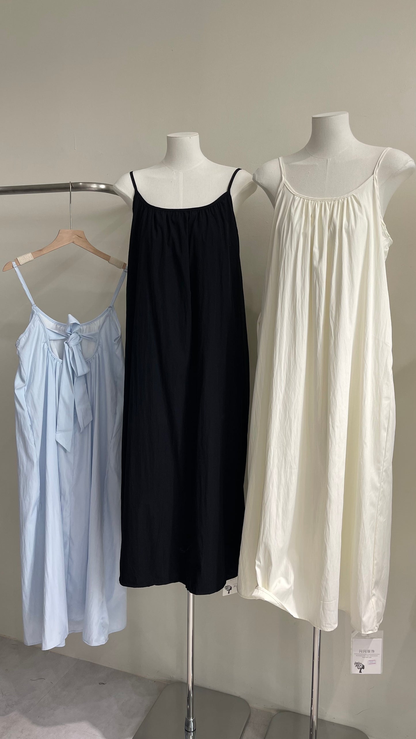 【新品】1863 百搭宽松吊带连衣裙