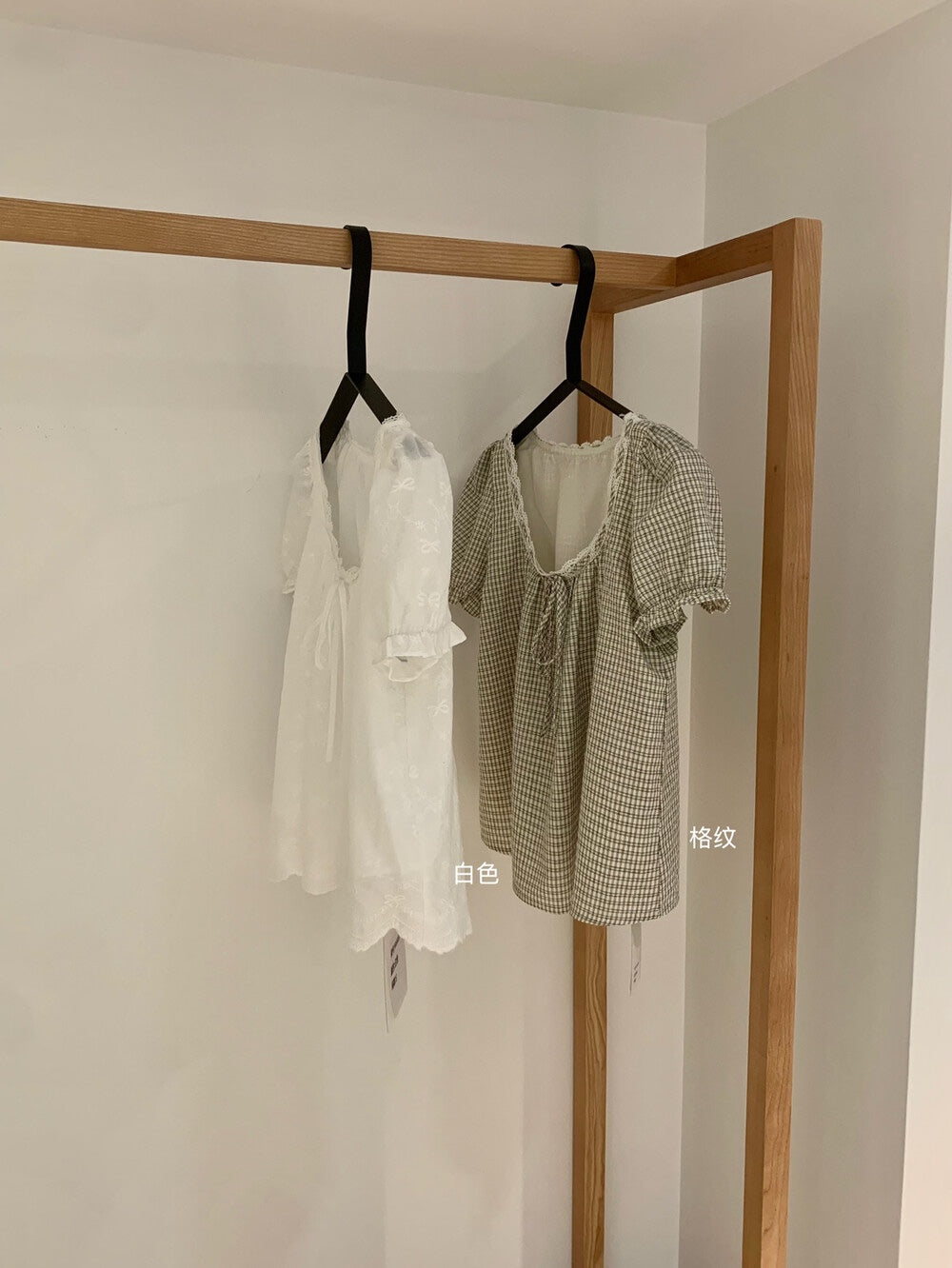 【新品】W6603 法式甜美短袖上衣