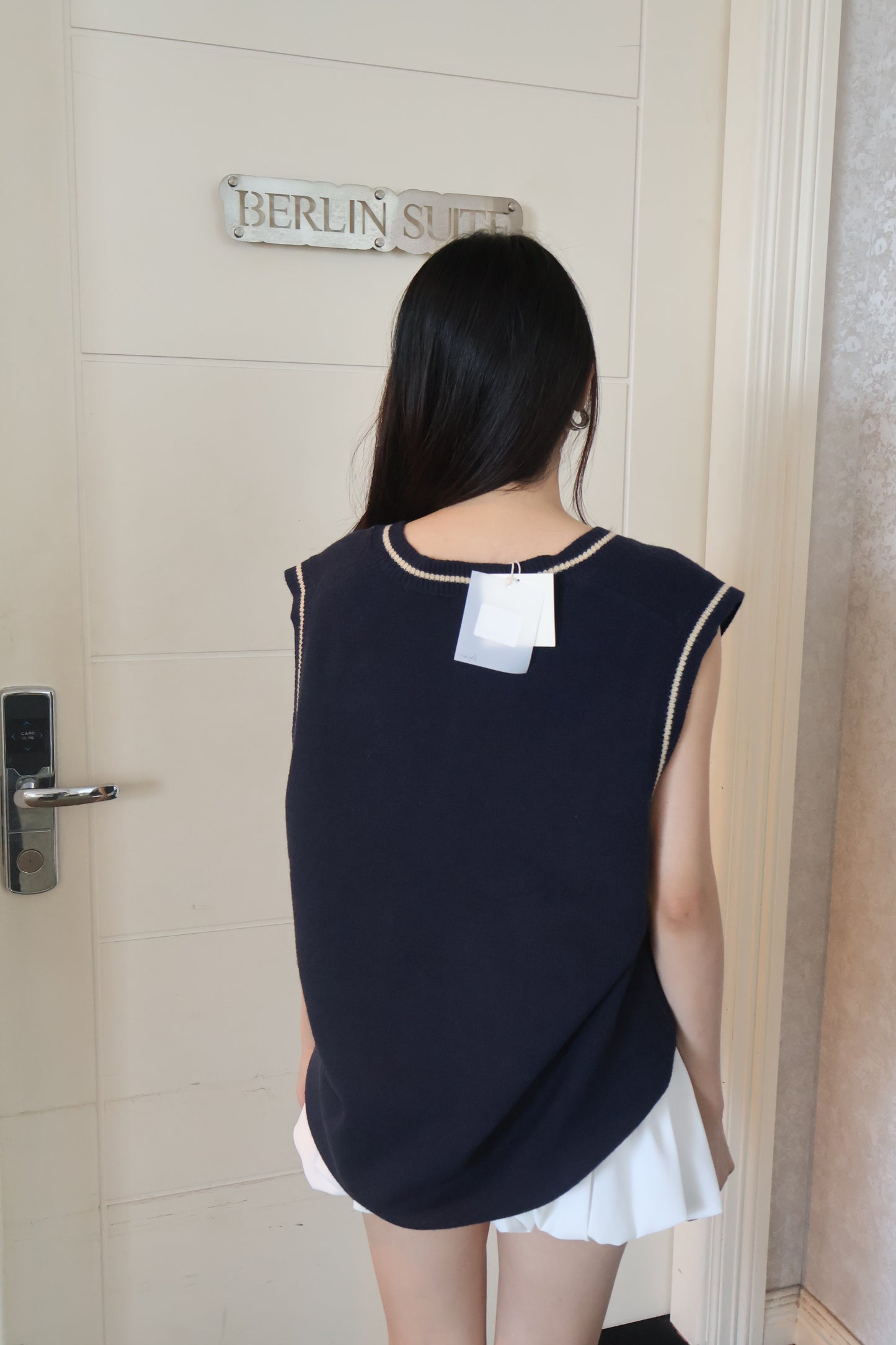 【现货】2401 针织无袖宽松马甲
