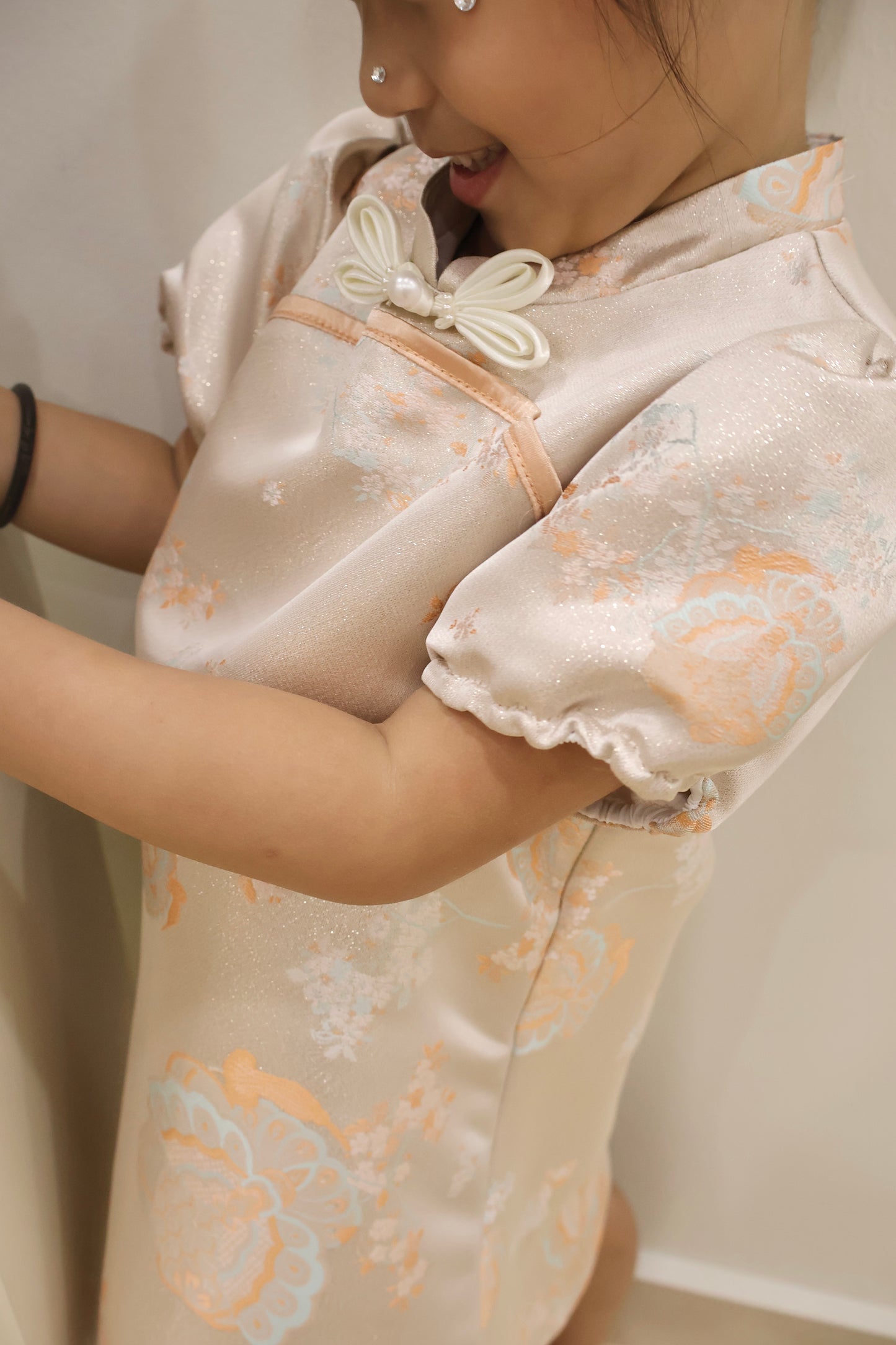 【碧光蝶语】小女孩连衣旗袍(现货)