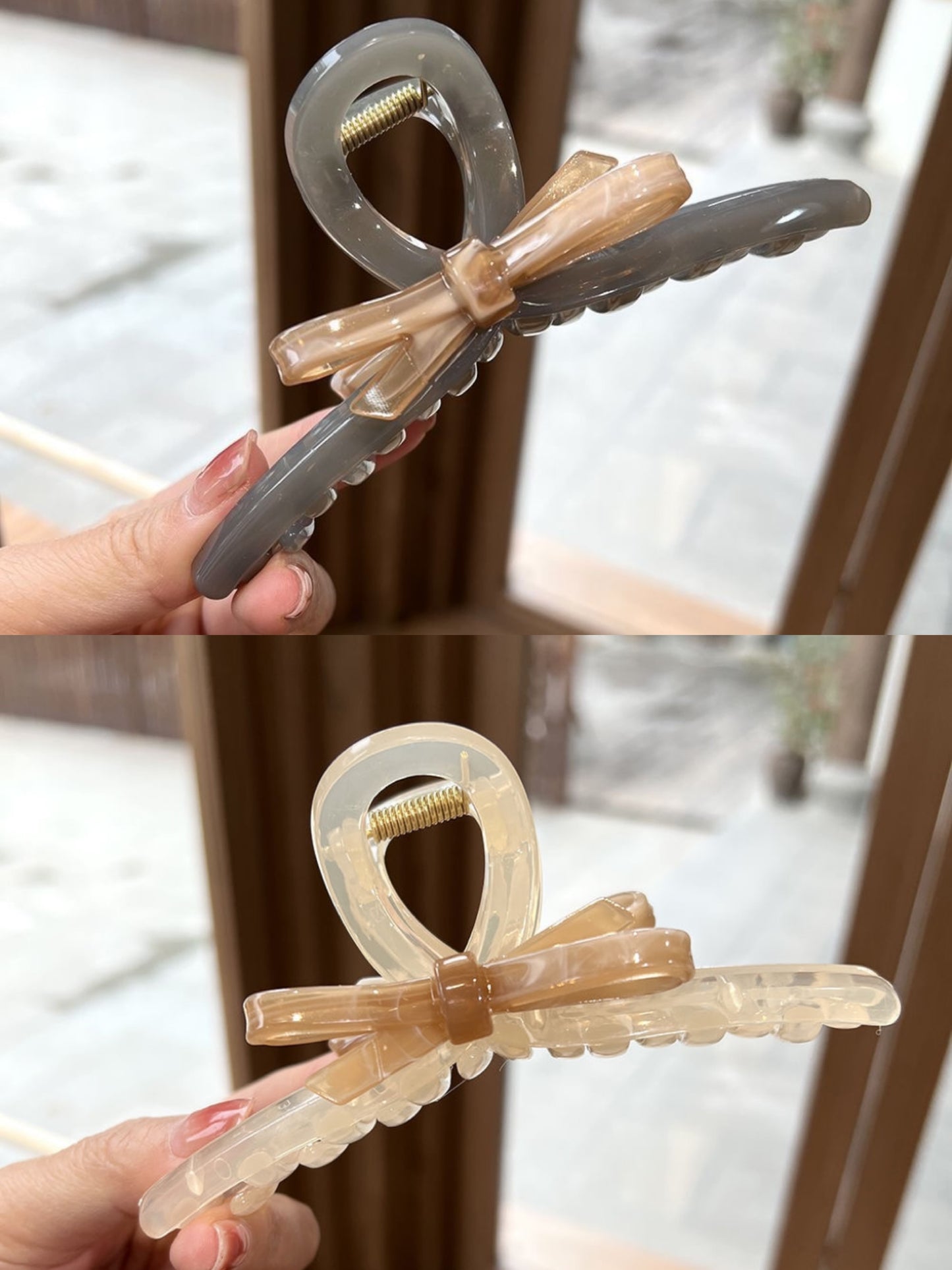 (现货)A13交叉飘带抓夹