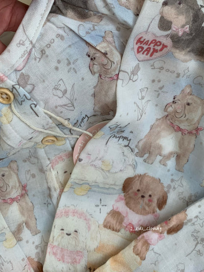 J134 竹纤维长袖睡衣家居服套装