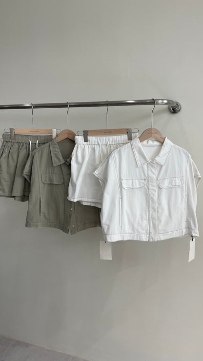 【新品】2572 韩系百搭两件套 上衣+裤子