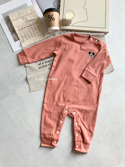 J543 迪士尼刺绣长爬家居服