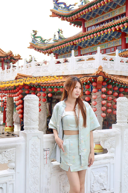 【翠竹蝶语】大人款 男唐装 「早鸟价」