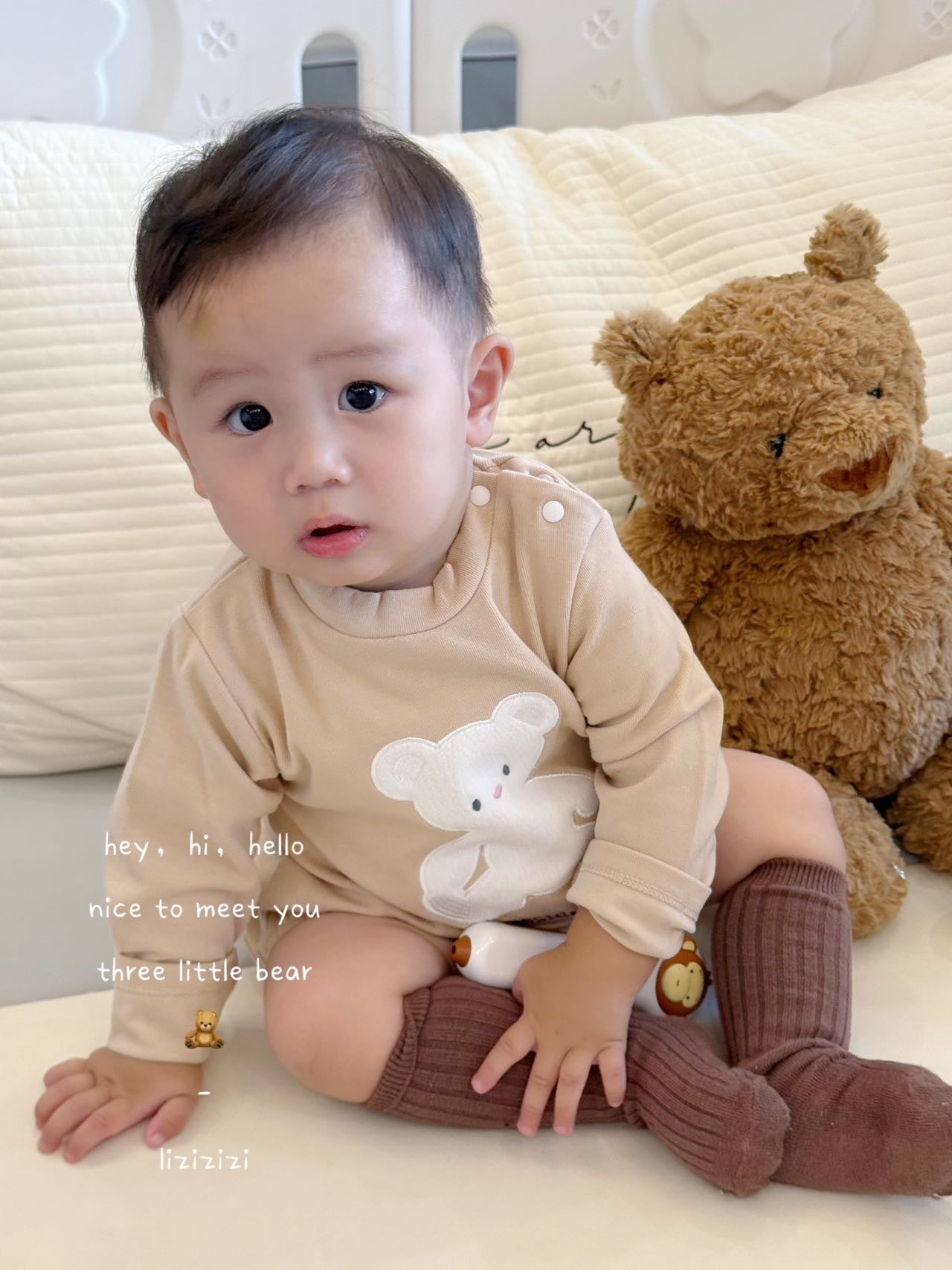 J527 小木马系列长袖包屁