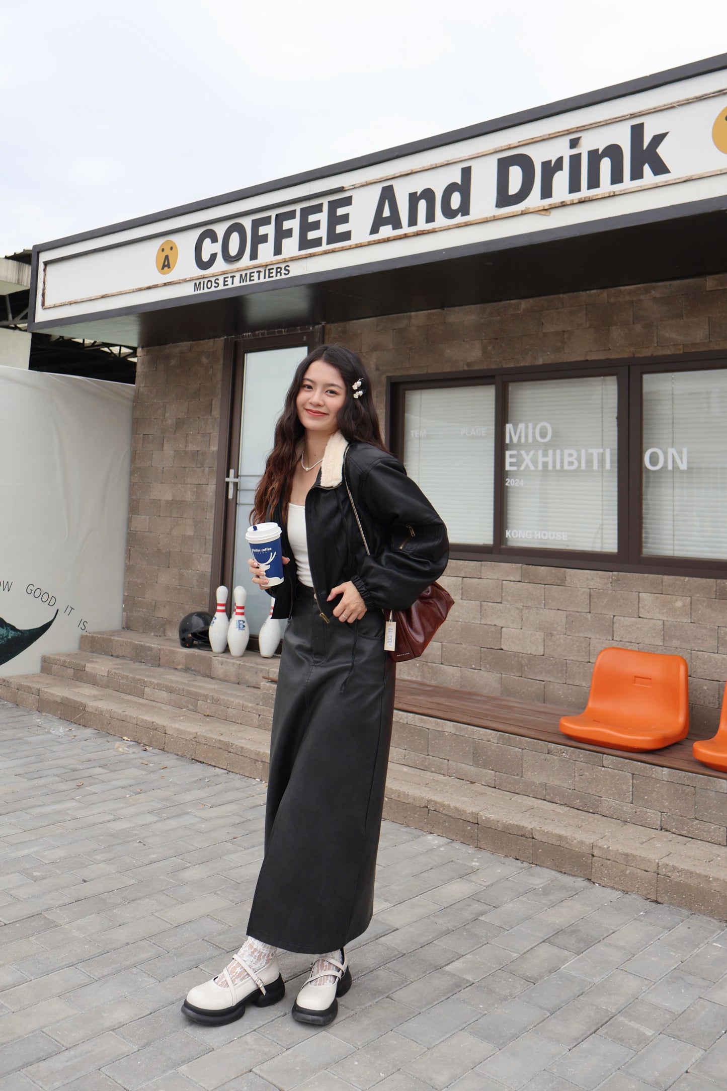 【大折扣】韩系秋冬短款皮衣外套 #082