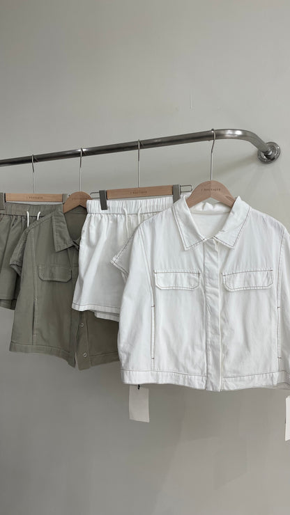 【新品】2572 韩系百搭两件套 上衣+裤子