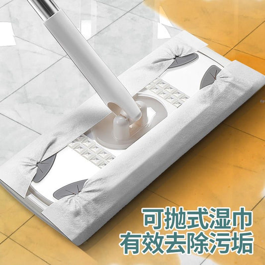 【清货】静电免洗懒人拖把+3包湿巾