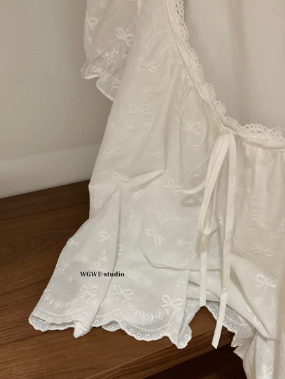【新品】W6603 法式甜美短袖上衣