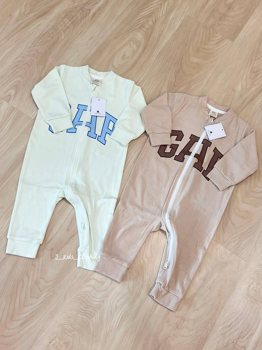 J284 G家拉链家居服长爬