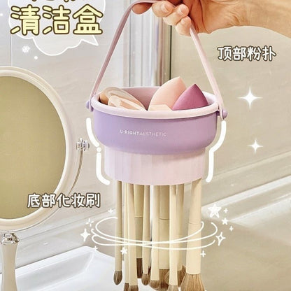 【清货】F96-化妆刷清洁工具 （可晾晒，清洗，收纳）