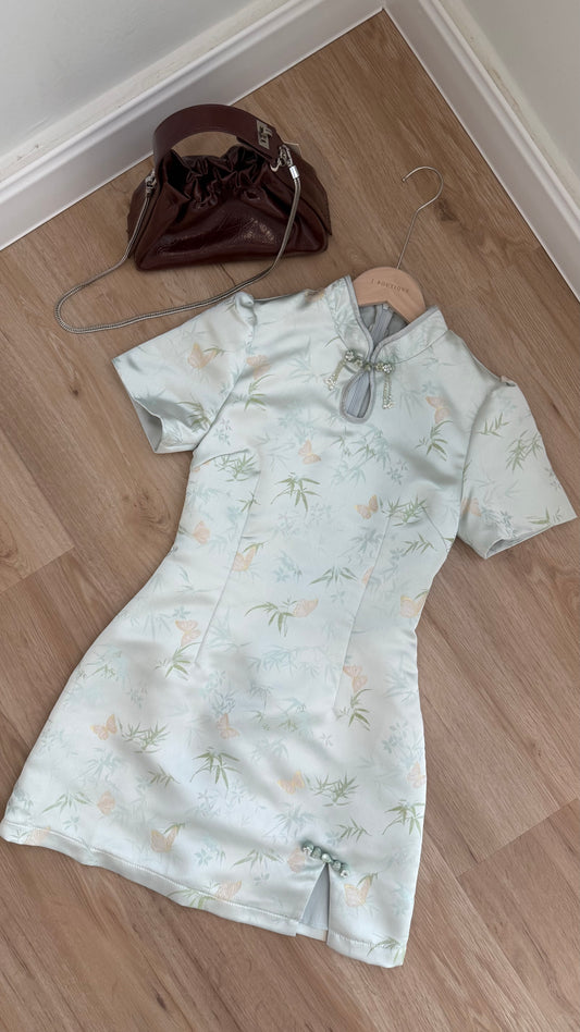 【翠竹蝶语】短袖款连衣裙 「早鸟价」