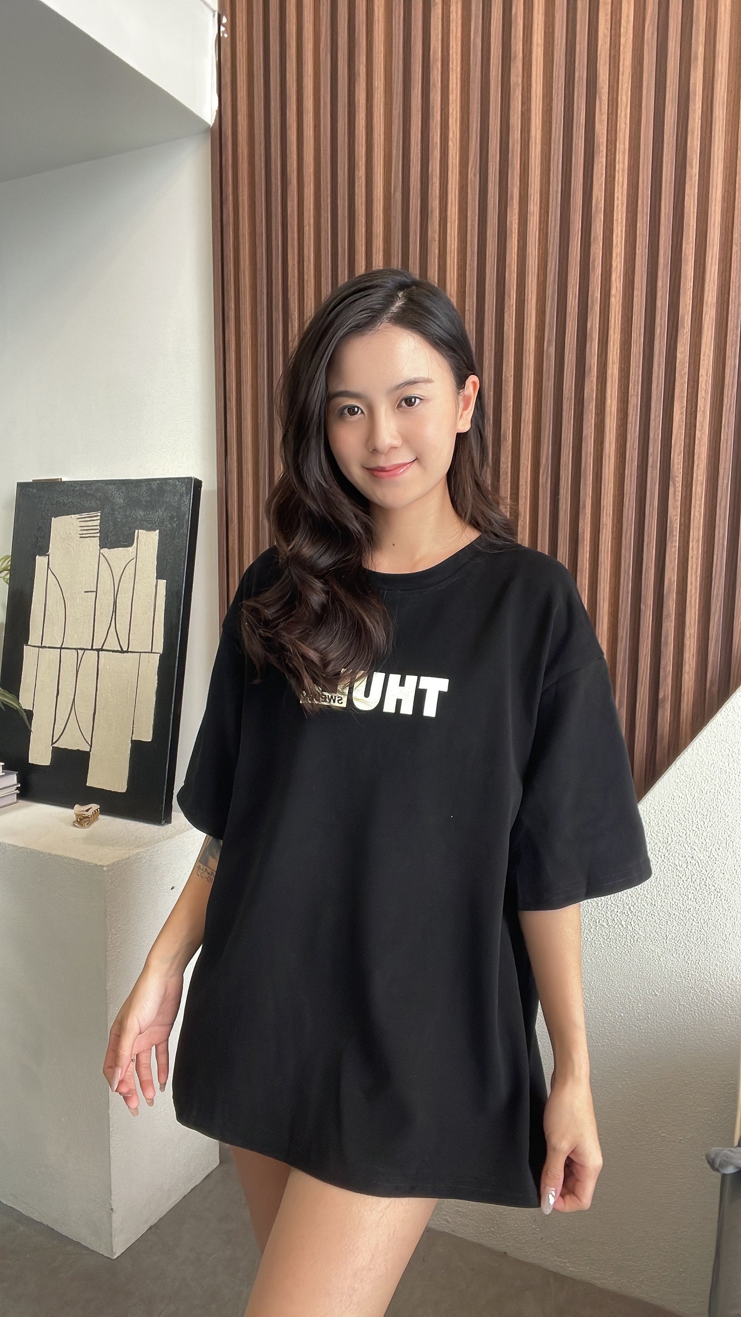 【清货】7131 高品质棉TEE OVER SIZE（男女可穿）