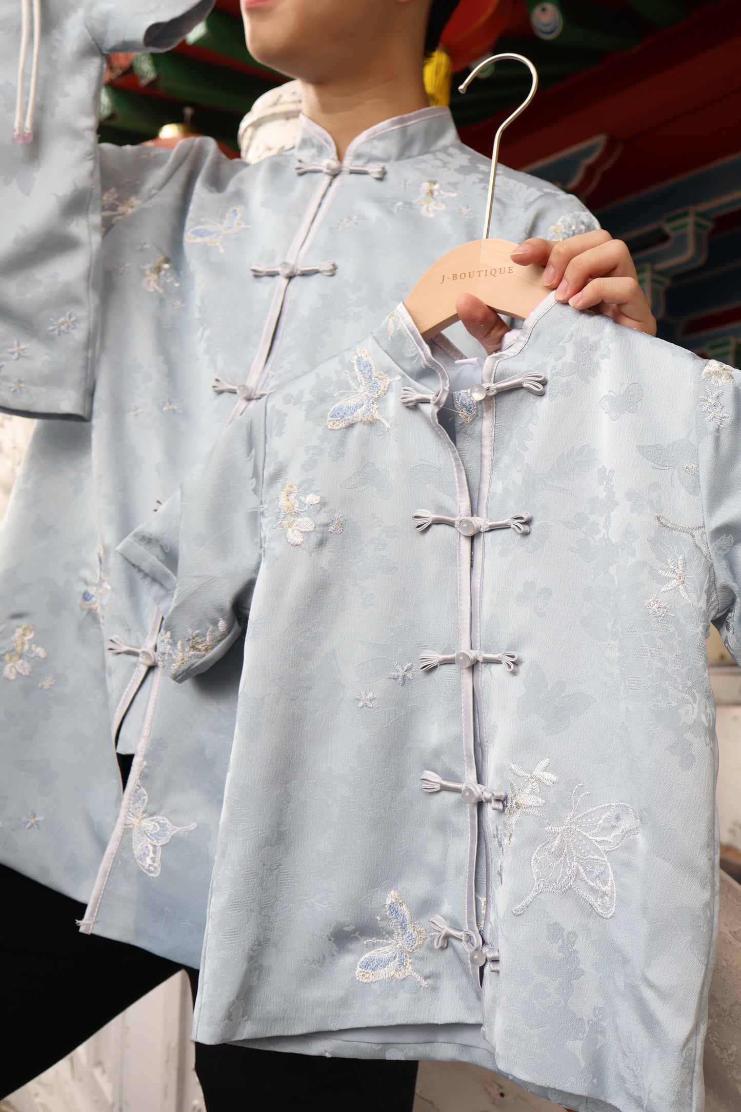 【兰蝶浮光】大人款 男唐装「早鸟价」