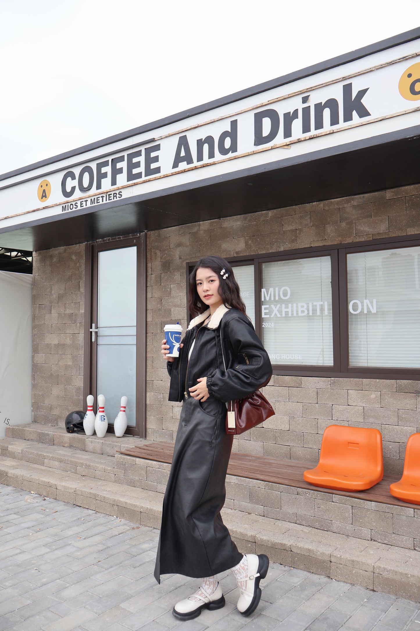 【大折扣】韩系秋冬短款皮衣外套 #082