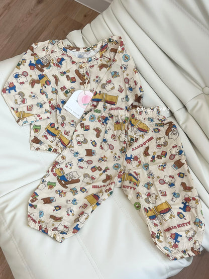 J134 竹纤维长袖睡衣家居服套装