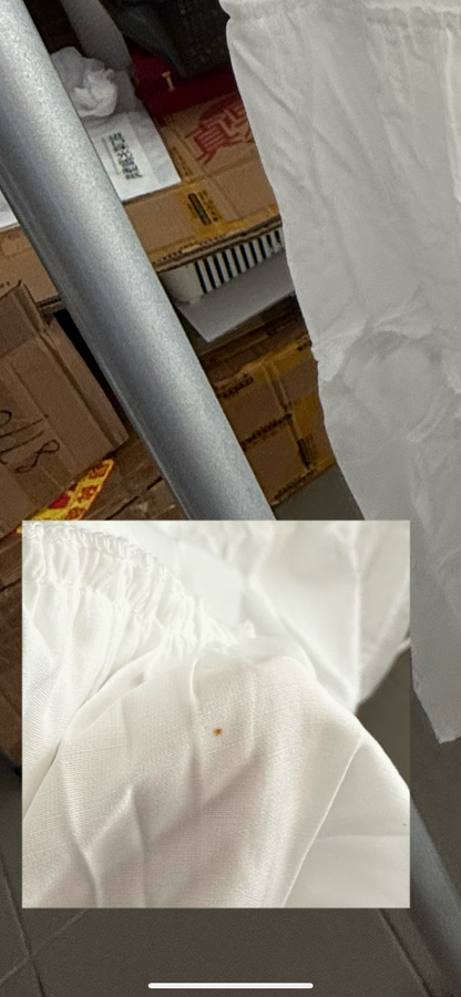 【清货】微小瑕疵 白色中长裙