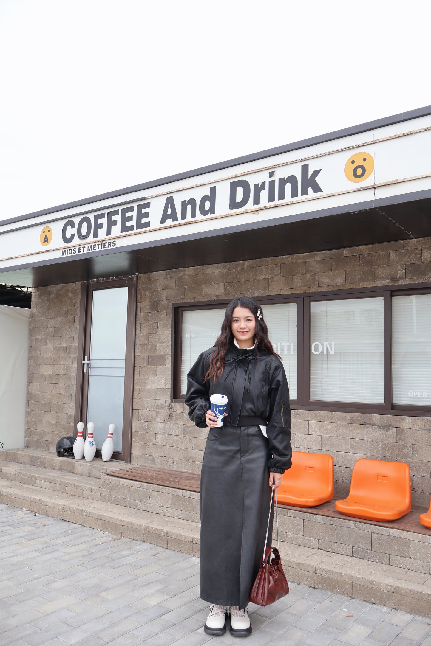 【大折扣】韩系秋冬短款皮衣外套 #082