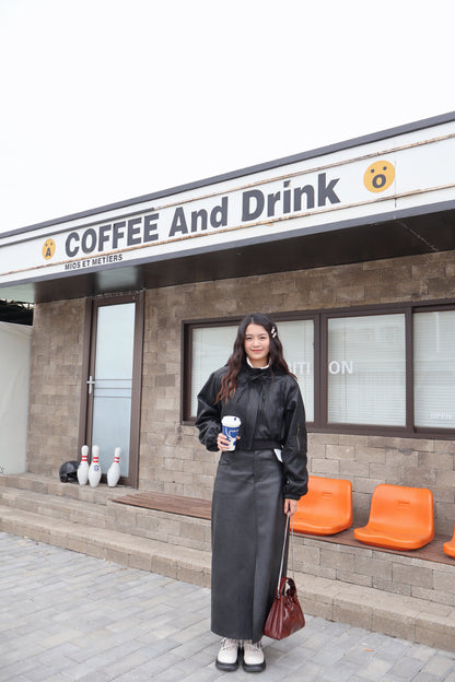 【大折扣】韩系秋冬短款皮衣外套 #082