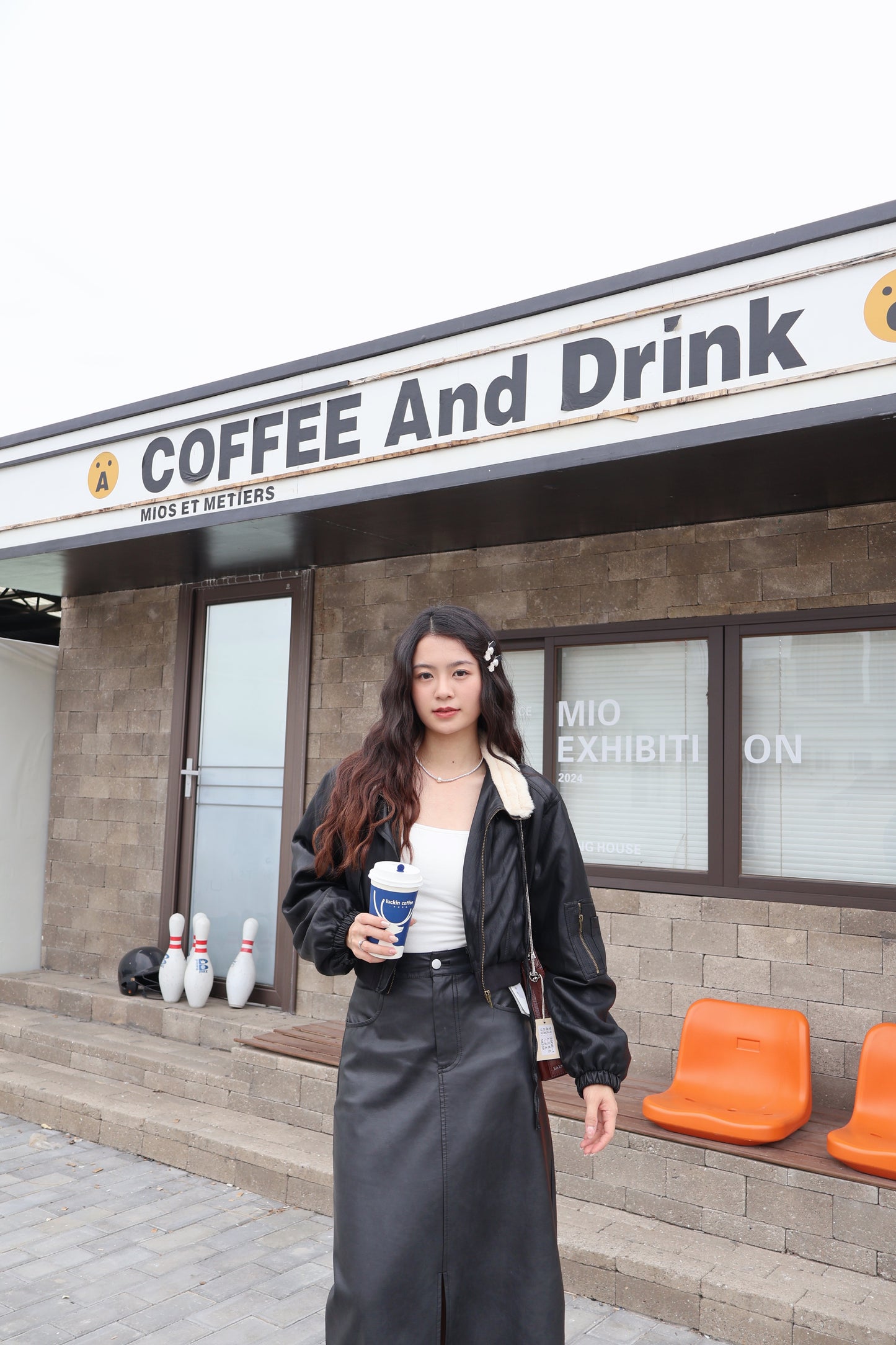 【大折扣】韩系秋冬短款皮衣外套 #082